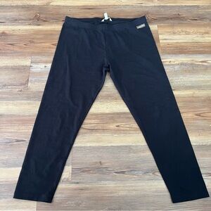 Matilda Jane women’s size L black knit pants, good preowned condition